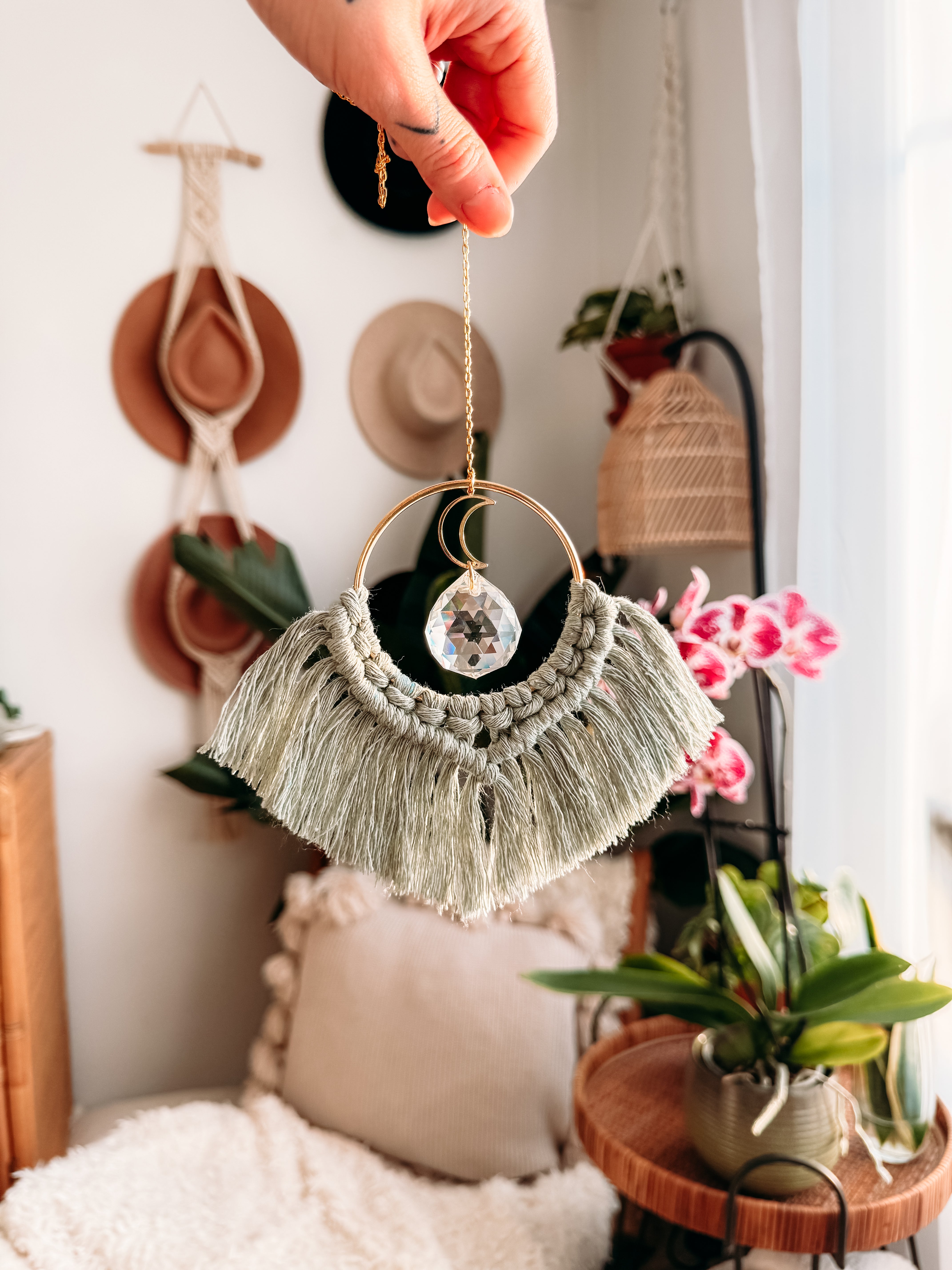 Macramé Sun Catcher